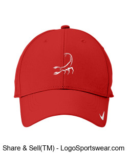 Red SWC Hat Design Zoom